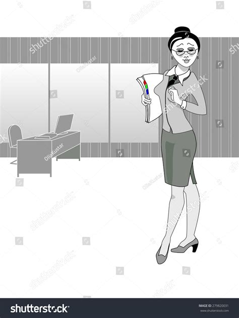 Secretary Bending Over 24 Royalty Free Licensable Stock Illustrations And Drawings Shutterstock