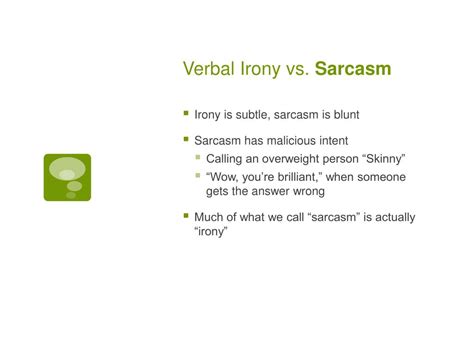 PPT Please Do Now As Best You Can Define In Your Own Words The Meaning Of The Word Irony