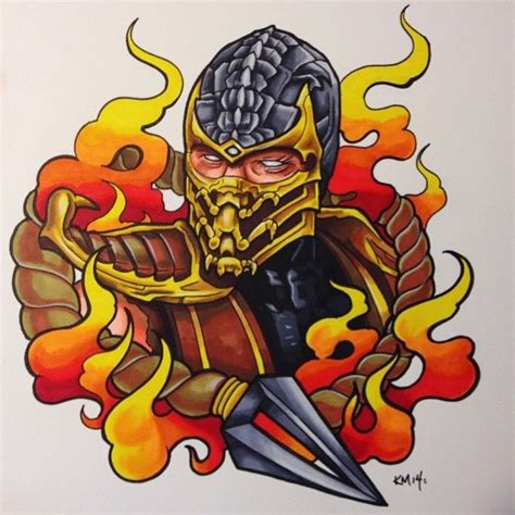 Top 94 Dibujos De Scorpion De Mortal Kombat Expoproveedorindustrial Mx