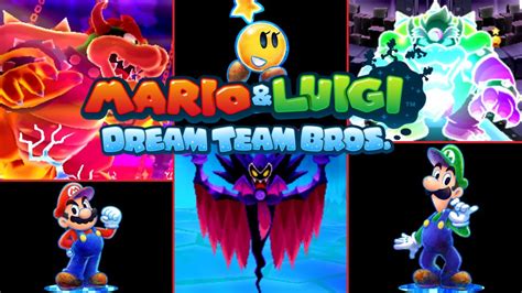 Mario And Luigi Dream Team Bros ★giant Bowser Antasma And Dreamy