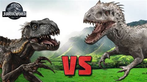 Indoraptor Vs Indominus Rex Jurassic Battle Viertelfinale 4 Youtube