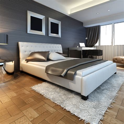 Das ideale schlafsystem für deine bedürfnisse. Luxus Kunstleder Bett mit Lattenrost und Matratze | Betten ...