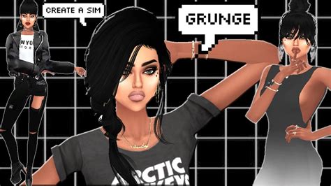 The Sims 4 Grunge Lookbook ~create A Sim~ Youtube