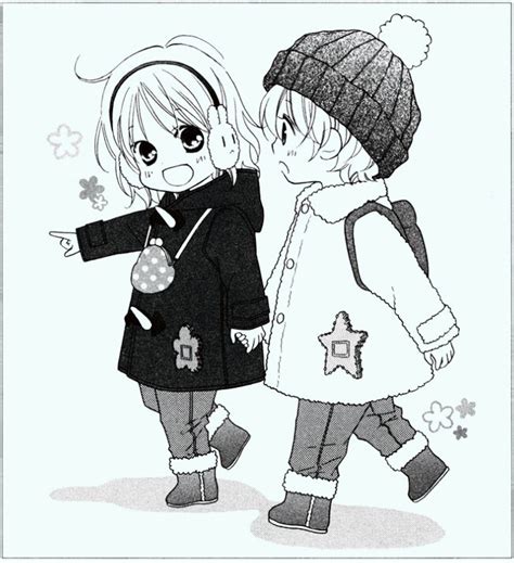 Cute Anime Baby Twins Boy And Girl