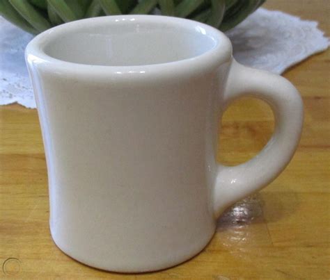 Vintage Victor Coffee Mug Cup Diner Restaurant Ware Heavy Thick Glass