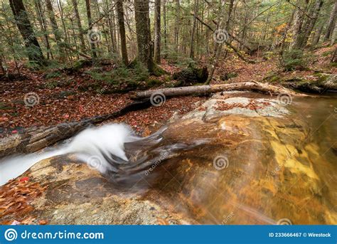 Beautiful Scene Of The Basin Franconia Notch State Park Lincoln Nh