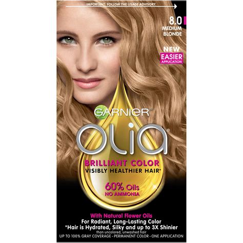 Garnier Olia Oil Powered Permanent Hair Color Medium Blonde Ctc