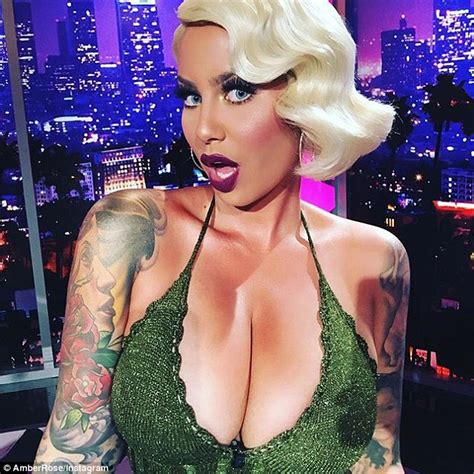 Amber Rose Flaunts Her Cleavage In Cut Out Black Top In Instagram Free Hot Nude Porn Pic Gallery