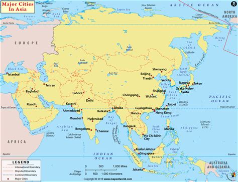 Asia Map Of Major Cities Teens Hd Pics