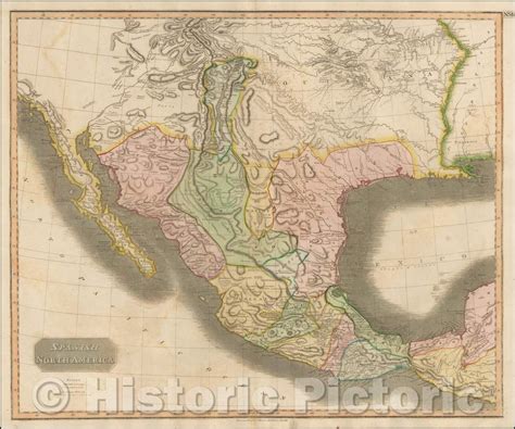 1769 Spanish Map Of America Map