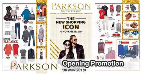 For urgent queries or feedback dm us on fb. Parkson Sunway Pyramid New Look Opening Promotion (30 ...