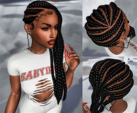 Pin On Sims 4 Cc Hairandaccessories Only