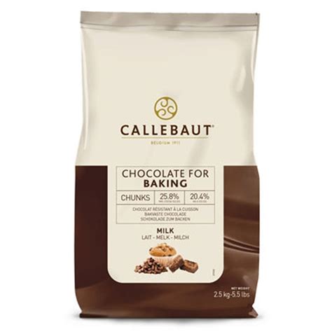 Callebaut Milk Chocolate Chunks For Bakingby Cake Craft Company