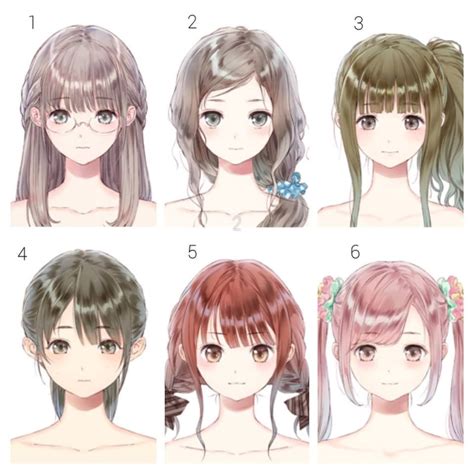 Anime Girl Hairstyles Cute Hairstyles Style Hairstyle Hairstyle