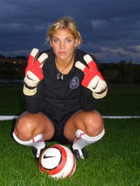 Hope Amelia Solo Sexy Us Soccer Goalkeeper Sport Mania