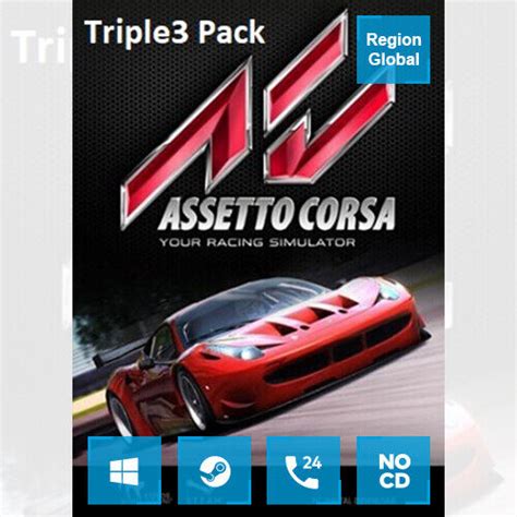 Assetto Corsa Tripl Pack Dlc For Pc Game Steam Key Region Free Ebay