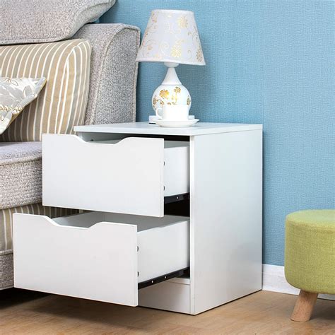 White Bedside Table With Drawers Ikea ~ Ikea White Bedside Table