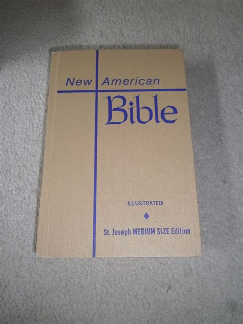 New American Bible Illustrated St Joseph Medium Size Edition Saint