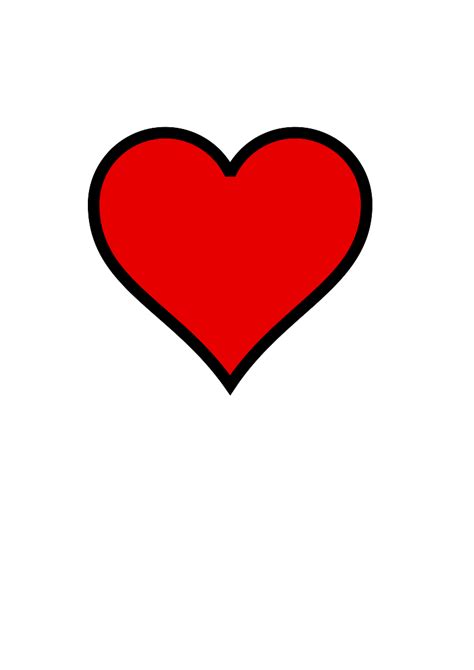 Red Heart Images Clipart Best