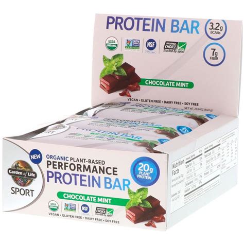 Garden Of Life Sport Organic Plant Based Performance Protein Bar