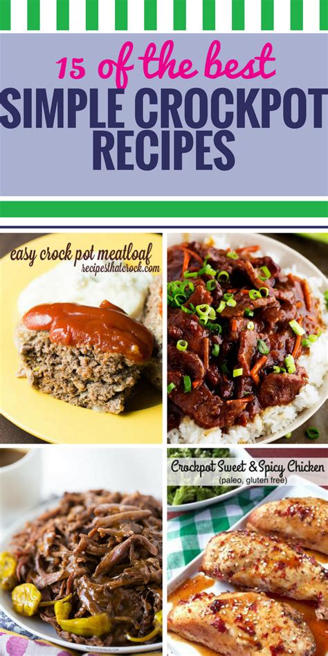 You can just sit back and relax when you try out one of the recipes found in our latest recipe collection, diabetic slow cooker recipes: 15 Simple Crockpot Recipes - My Life and Kids