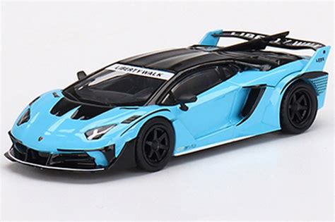 Lb Silhouette Works Lamborghini Aventador Gt Evo Baby Blue Right