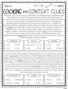 Third Grade Thanksgiving Math and Reading Worksheets | Thanksgiving Packet