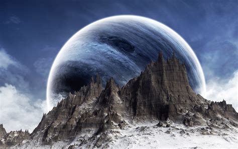Planet Rise Full Hd Wallpaper And Background Image