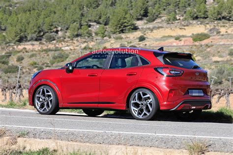 2021 Ford Puma St Hot Crossover Teased Looks Great Painted Green