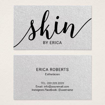 A business card creates a physical connection and bond between you or your business and your customers. Pin on salon