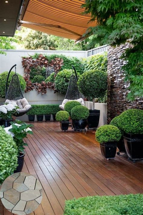 Terraced Patio Ideas In 2020 Small Courtyard Gardens Backyard