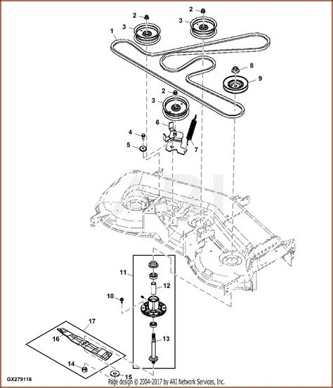 John Deere D170 54 Inch Mower Deck Belt Diagram Diagrams Resume