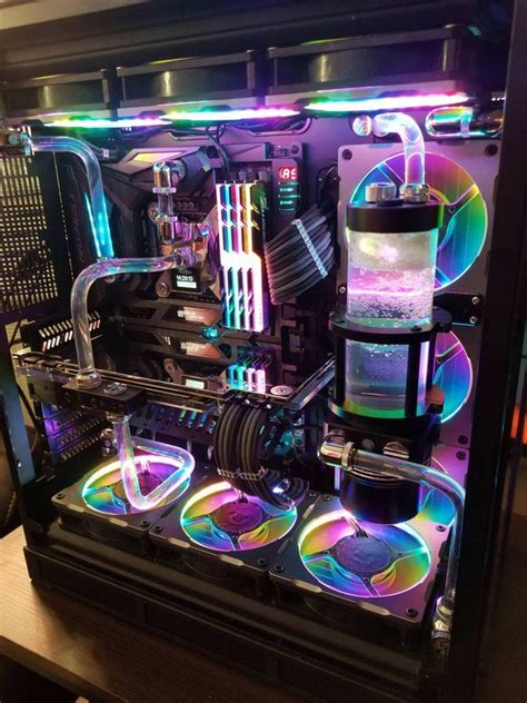 Pc Watercooling Computer Gaming Room Video Game Rooms Gaming