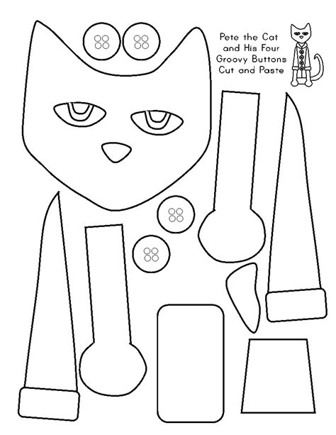 Pete The Cat Coloring Page Coloring Home