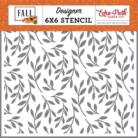 Fall Fall Foliage Stencil 33759