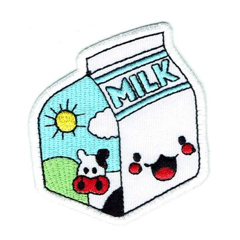 milk iron on patch iron on patches food drink iron on patches