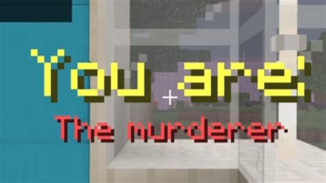 Minecraft Mini Games Series Murder Mystery Youtube