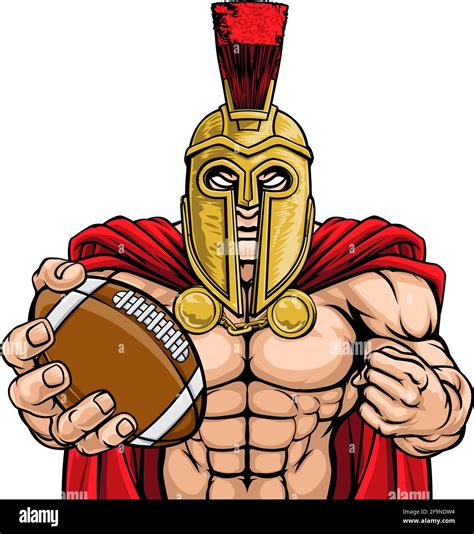 Spartan Trojan American Football Sports Mascot Stock Vector Image And Art