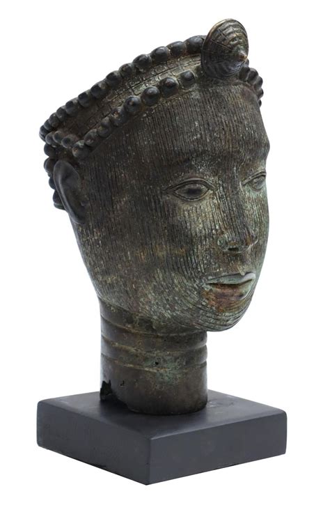 Sold Price African Bronze Head Of An Oni Ife Yoruba People January