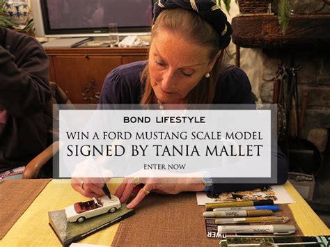 Displaying 22 questions associated with risk. #29 Bond Lifestyle Ford Mustang signed by Tania Mallet ...