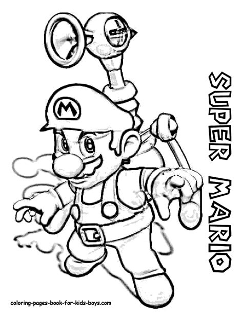 Free mario bros coloring page to download, for children : printable mario coloring pages - Free Large Images