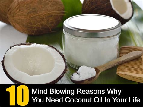 10 Reasons Why You Need Add Coconut Oil To Your Life