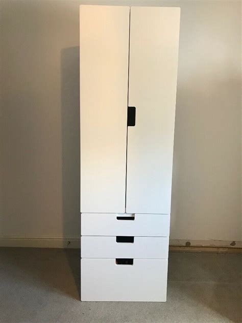 Use the ikea besta tv bench for the wardrobe base and reading nook. Small White Ikea Wardrobe - ideal for kids | in Biggar ...