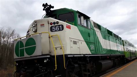 Rare Go Transit F59ph 561 At King City Station With 2 Angles Youtube