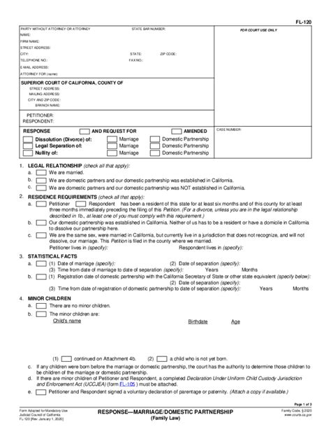 Form Ca Fl Fill Online Printable Fillable Blank