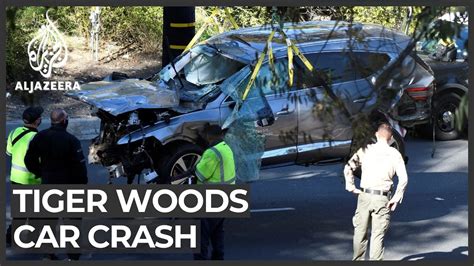 Tiger Woods Suffers Serious Leg Injuries In Car Crash Youtube