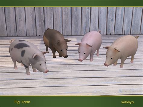 The Sims Resource Pig Farm Pig V2