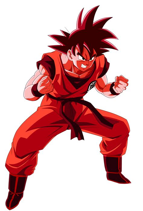 How does the kaioken work in dragon ball? Archivo:Goku kaioken render.png | Dragon Ball Fanon Wiki ...