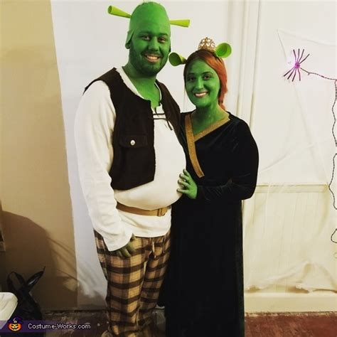 Fiona And Shrek Costume Creative Diy Costumes
