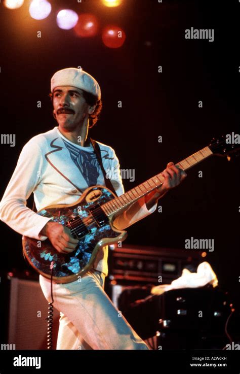 Carlos Santana Mexican Born American Rock Musician Stock Photo Alamy